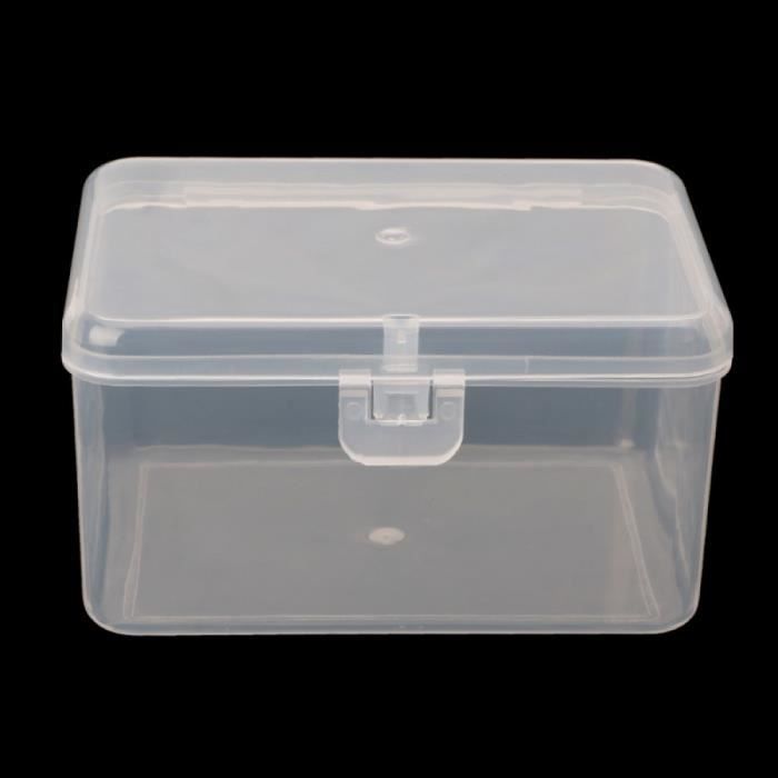 Petite Boite Rangement Transparente Cartes Puce Materiel Etui