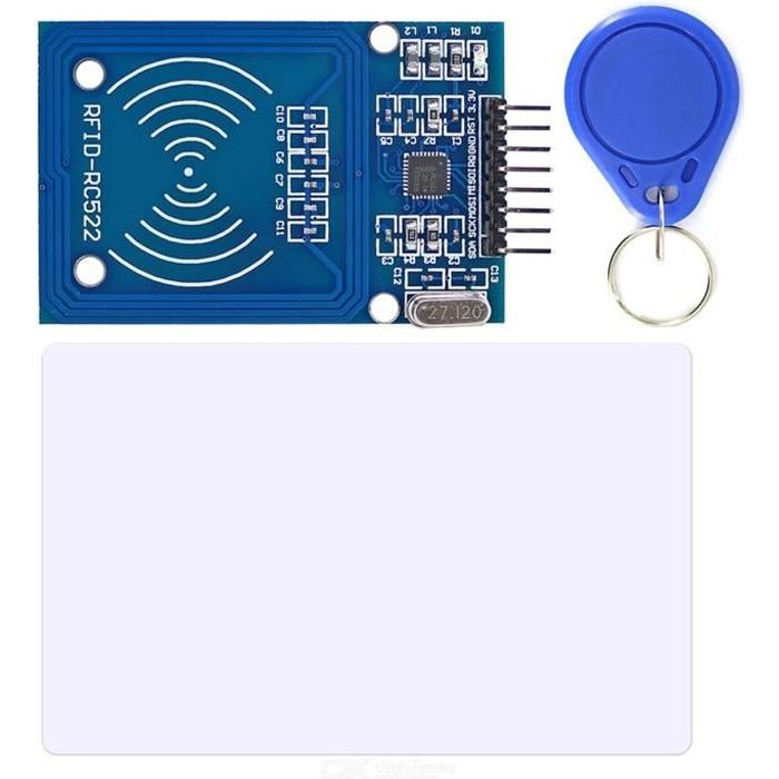 NFC RFID-RC522 Module De Lecteur RFID De Carte RF IC Avec Carte S50 Pour  Arduino - Cdiscount Bricolage