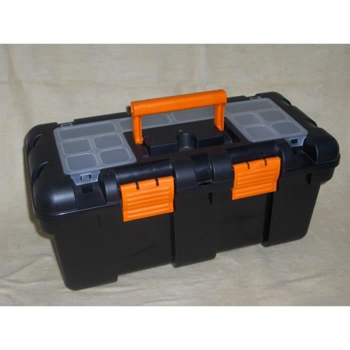 Grande Caisse Boite A Outils Plastique 50x25x24 Cm Bricolage