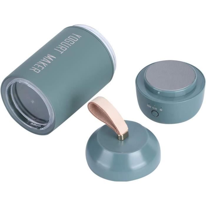 Yaourtière 12 Pots En Verre - 2200 Ml - Machine à Yaourt Maison - Inox - Minuterie 48h - Pour Yaourts Et Desserts Sains - 4
