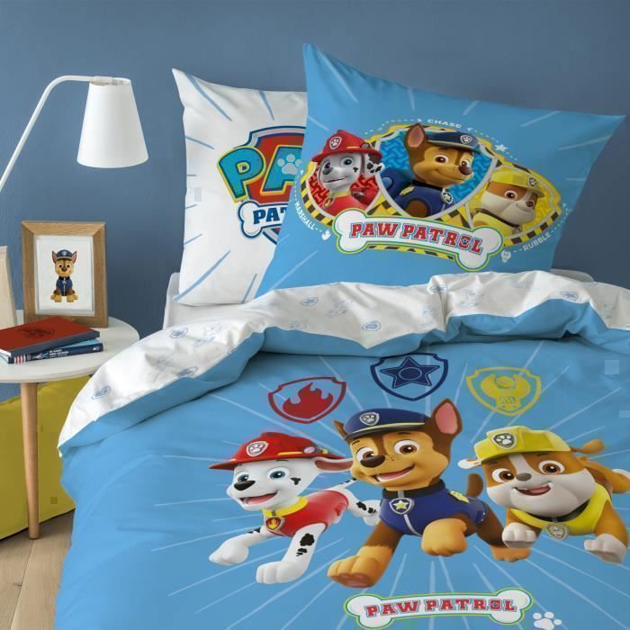 PAT PATROUILLE TEAM. Housse de couette Taie d oreiller 140 x