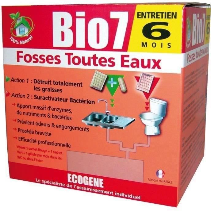 Bio7 spécial fosses toutes eaux - 12 sachets