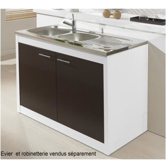Meuble Sous Evier Clipmetal Color 120 Cm Modern Achat Vente Meuble Sous Evier Meuble Sous Evier Clipmetal Soldes Sur Cdiscount Des Le 20 Janvier Cdiscount