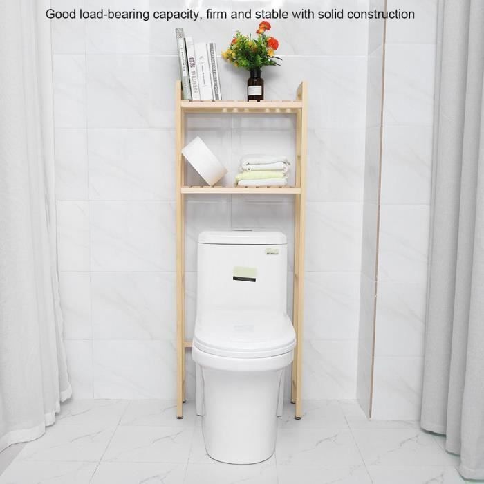 Meuble De Toilette Colonne De Toilette Meuble Wc 2 Rangees