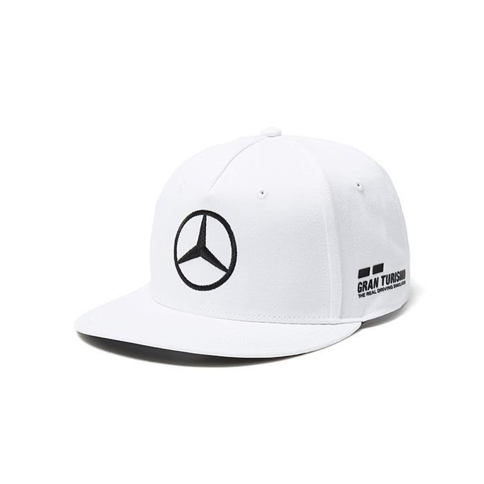 Mercedes Casquette AMG Petronas 2018 pour supporter noire avec broderie noire