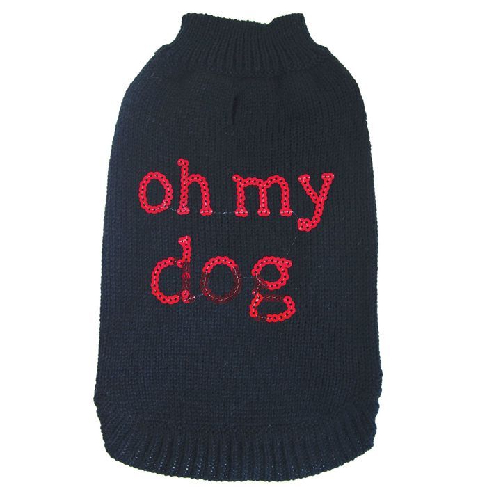 Pull Fantaisie chien Noir Oh My Dog Taille : T25 - DOOGY CLASSIC