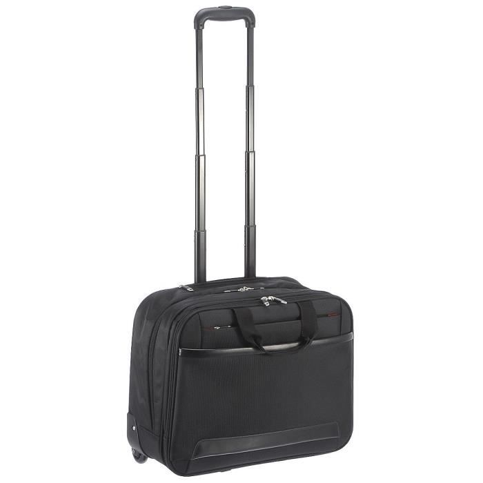 Dermata Business Trolley Bagage Cabine 44 Cm 34 Liters Noir