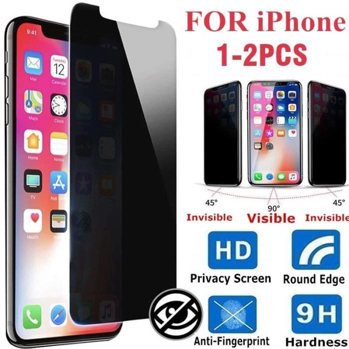 Protection écran Verre Trempé 3D Pour IPhone 6 à 15 Pro Max - Neuf