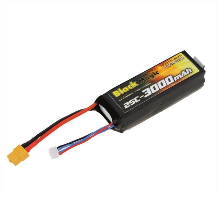 2 Batterie LiPo 11.1V 3000mAh 25C Con Spina XT60 – Ricambio Per DJI Phantom 1 FC40 F450 F550 E FPV Quad
