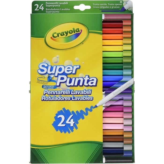 Crayola coffret feutres First Markers - 8 pièces - Dessin & peinture - Rue du Commerce