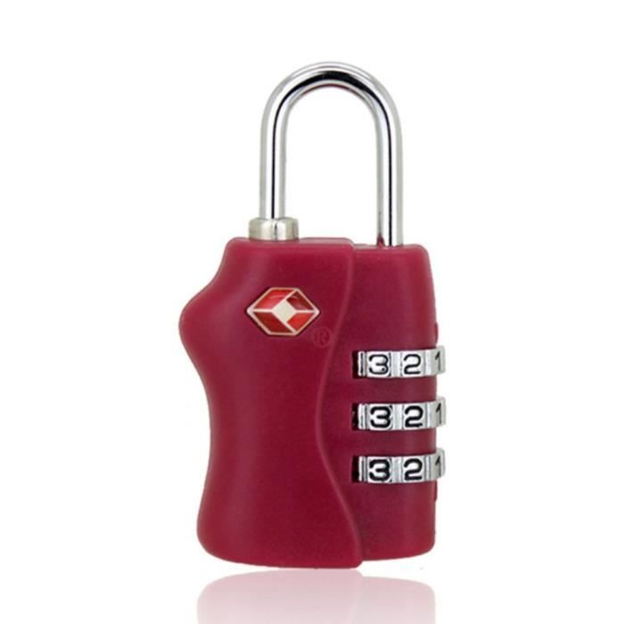 MUSBUS Lot 2 Cadenas TSA à Combinaison – Mini Serrure Câble Code Pour Valise, Sac, Casier & Voyage