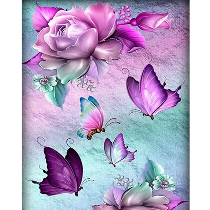 Images : papillons violets