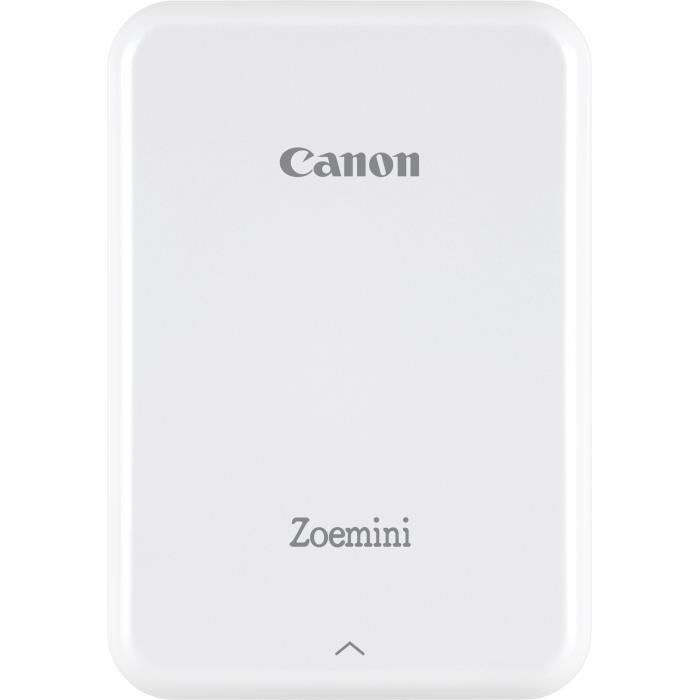 CANON Zoemini Imprimante photo de poche - Photo : 5 x 7,6 cm - Blanc + 10 Films inclus