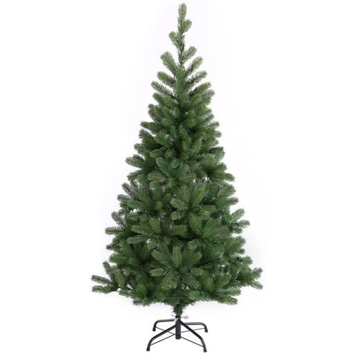 Sapin de Noël artificiel 140cm sapin noble réaliste support branches