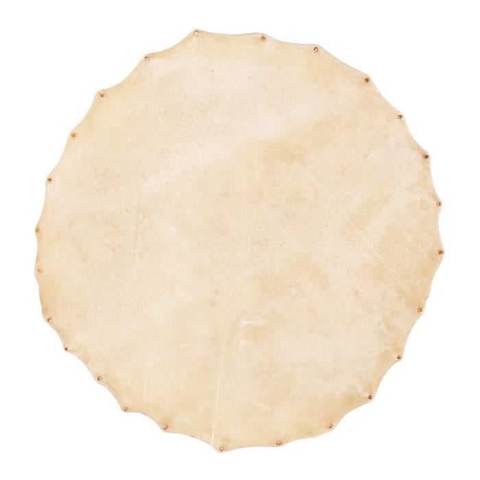 Cikonielf Peau de tambour en peau de chèvre pour djembé et bongo - Son clair et durable