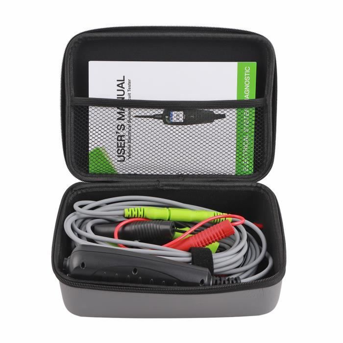 Testeur De Fusible Automobile Numérique Avec écran LCD - Détection De Courant 0,01A-19,99A, Lumière LED, Portable