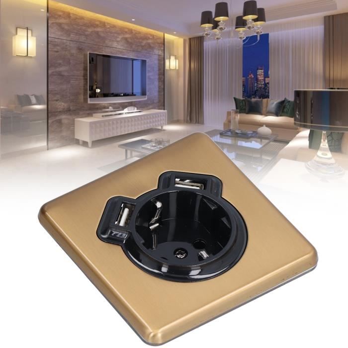 Prise Murale Legrand 3 Prises - Standard Européen (type F), 250V 16A, Blanc, Pour Usage Domestique