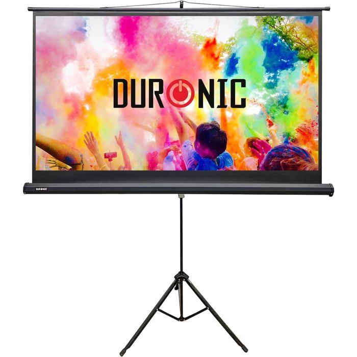 VEVOR Écran de Projection Motorisé 100 pouces 16:9 HD 4K 1080 Toile de Projection Anti-Plis avec