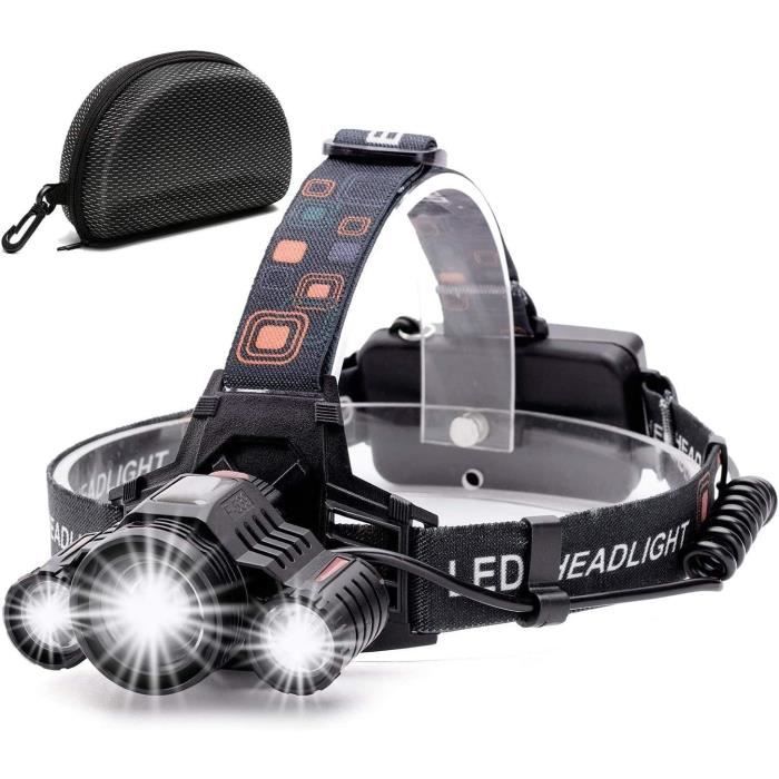 Lampe Frontale Led Rechargeable Super Lumineuse Pour Course À Pied, Camping, Pêche, Chasse