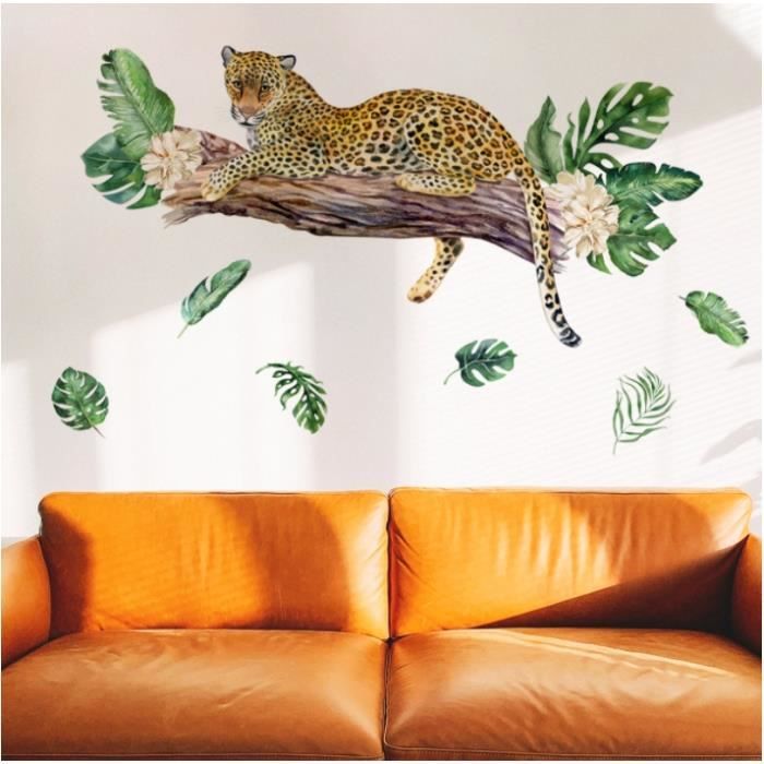 Stickers Muraux Pour Boîte Aux Lettres - Guépard 30x30cm - Déco Adhésive ADS