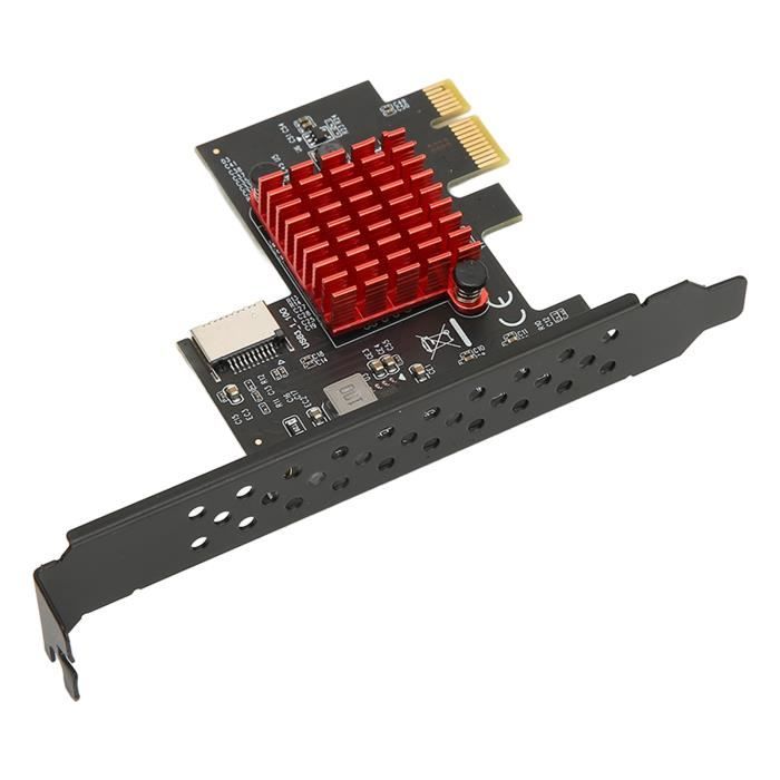 Carte PCIe 7 Ports USB 3.2 Gen1 5Gbps - Extension Avant Pour PC, Compatible Windows/Linux