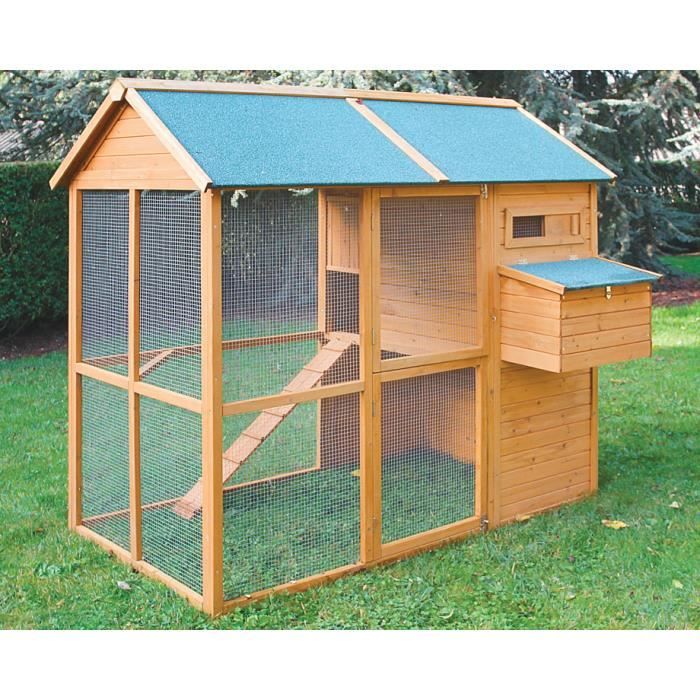 Ferme de Beaumont poulailler Helsinki 7 à 9 poules - Cdiscount 