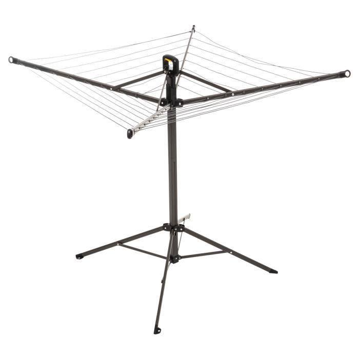 Étendoir Parapluie 20 m Auto - Five Noir