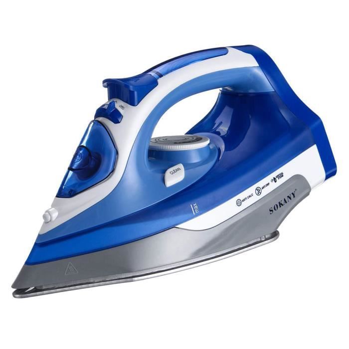 Fer a Repasser Vapeur - 2400W, 350 ml - Vert Clair (Anti-Tartre