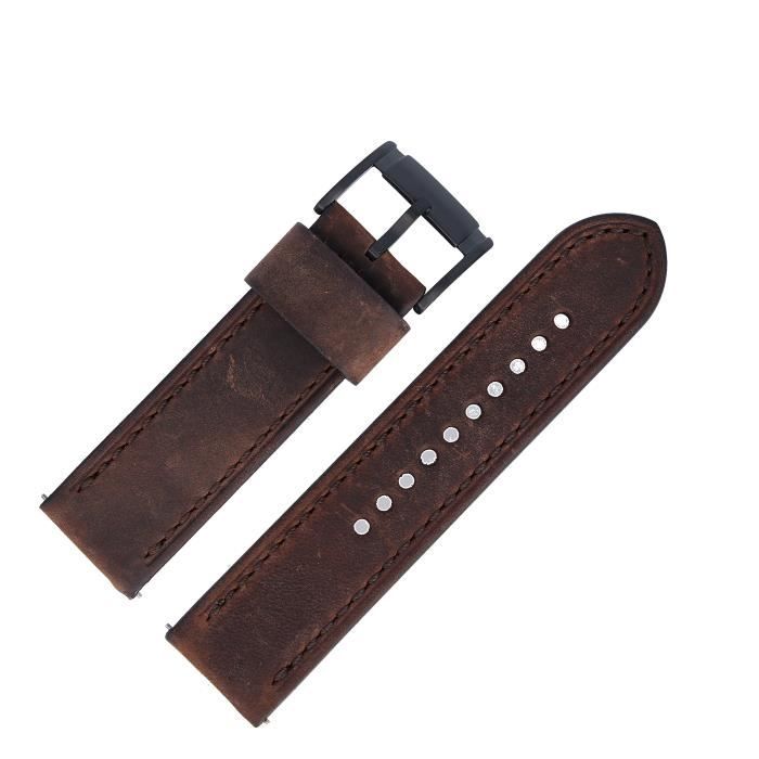 Fossil Bracelet de Montre 24 mm cuir marron Bracelet Jr de 1487