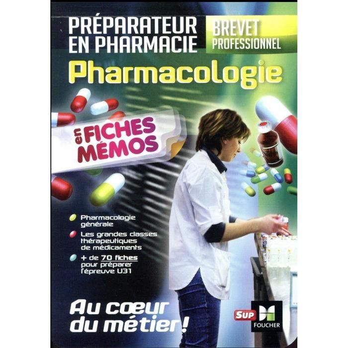 Livre pharmacologie ; BP préparateur en pharmacie Cdiscount Librairie Livre pharmacologie ; BP préparateur en pharmacie Cdiscount Librairie