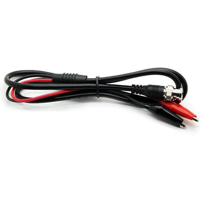 1m Bnc Male A Double Test Pince Crocodile Oscilloprobe Probe Cable Prix Pas Cher Cdiscount