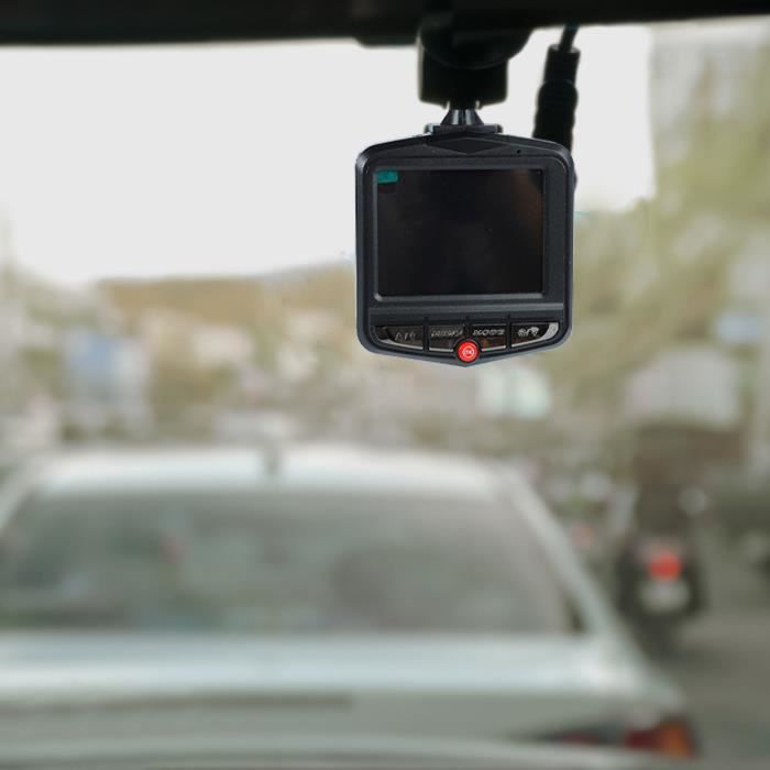 Caméra De Tableau De Bord De Voiture 2.4In Car Dashcam 1080P Night Vision Shaking Proof Long Standby Dashboard Camera Noir