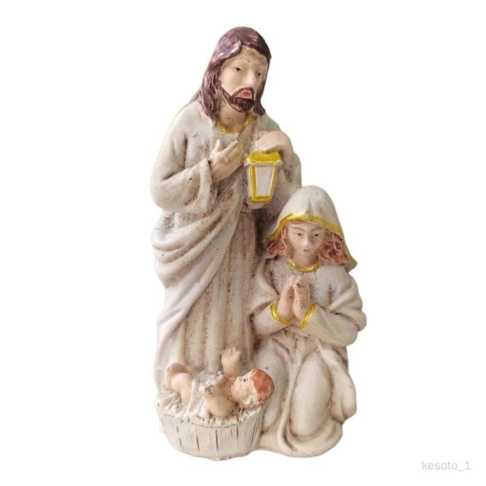 Statues de la Nativité du Ensemble de scène Naissance de Jésus Figurine