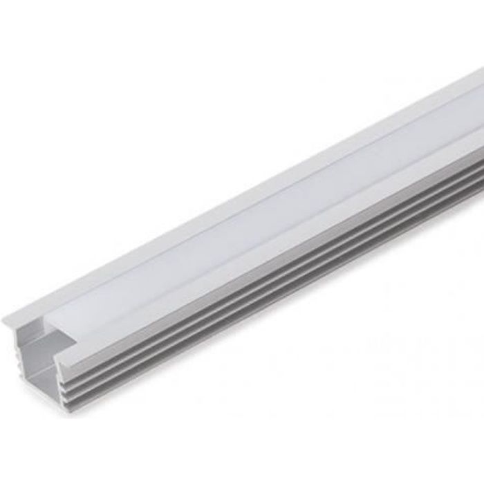 Profil Aluminium Pour Bande LED - Diffuseur laiteux x 1M