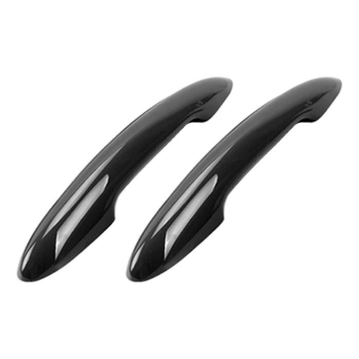 Couvre-Poignée De Porte Pour MINI Cooper - 2 Pièces Noir Brillant | Compatible R50 à R61 | Adhésif 3M