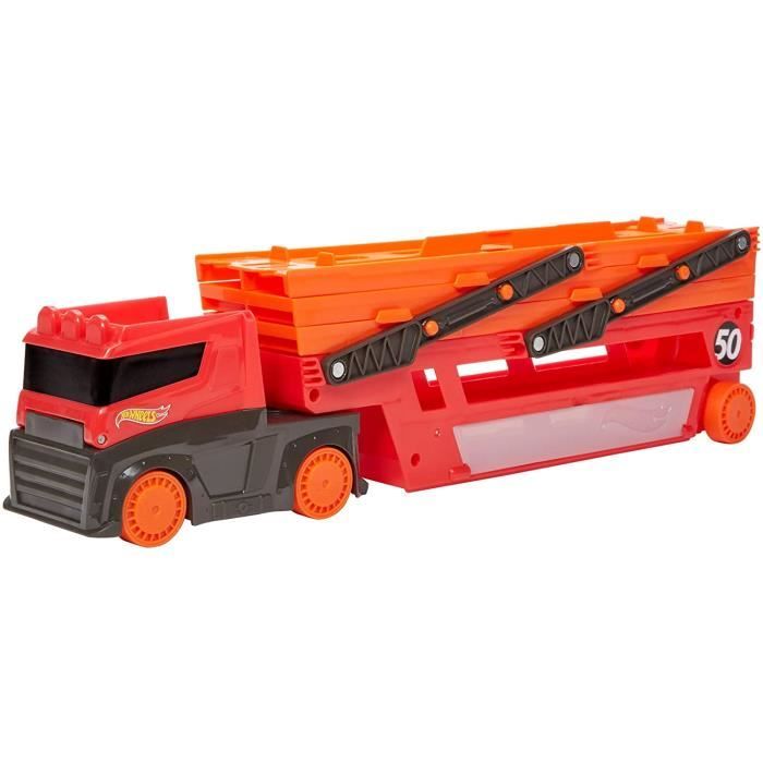 Jouet - HOT WHEELS - Méga Transporteur - Rouge - Pour Enfant à partir de 3  ans - Plastique - Cdiscount Jeux - Jouets