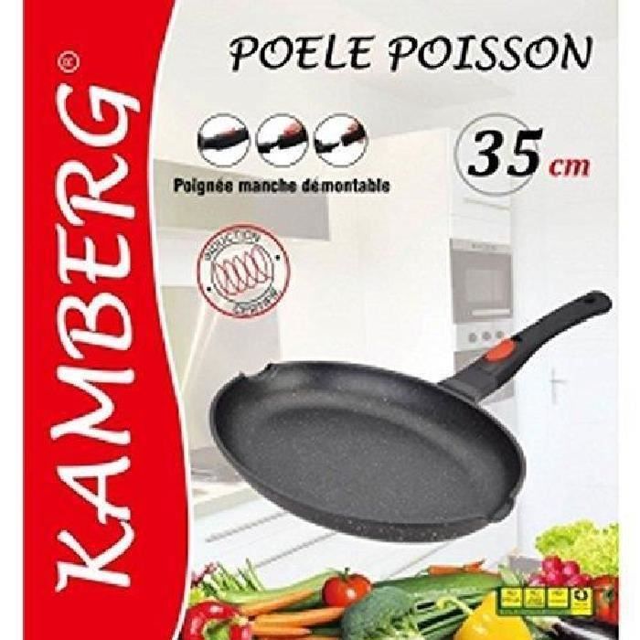 Poêle Inox 30 Cm Kamberg - Manche Amovible, Triply 18/10 - Compatible Tous Feux Dont Induction Et Four - Avec Couvercle - 4