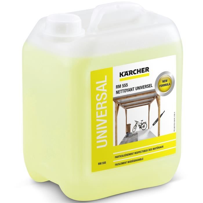 Détergent Universel Kärcher 6.295-357.0 – 5 L, Élimine Huile et Graisse