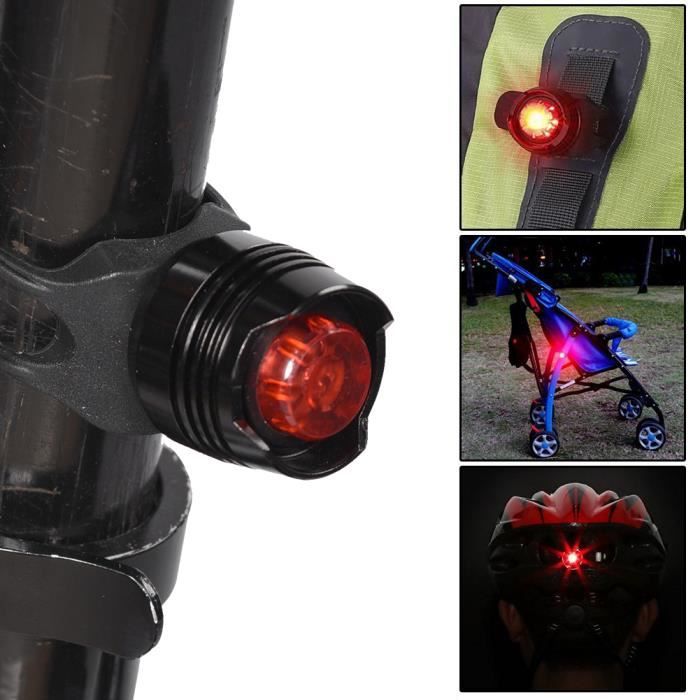 Phare Vélo Enfant Abeille Bleue – Klaxon Intégré + Feu USB Rechargeable – Accessoire Lumineux Pour Trottinette Et Draisienne