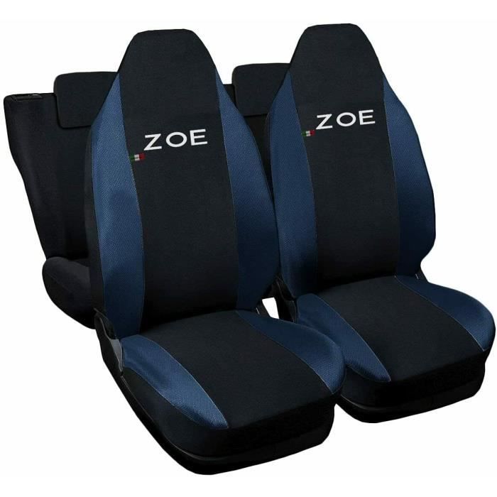 Lupex Shop Housses de siège auto compatibles pour Zoe Noir Blue Foncè