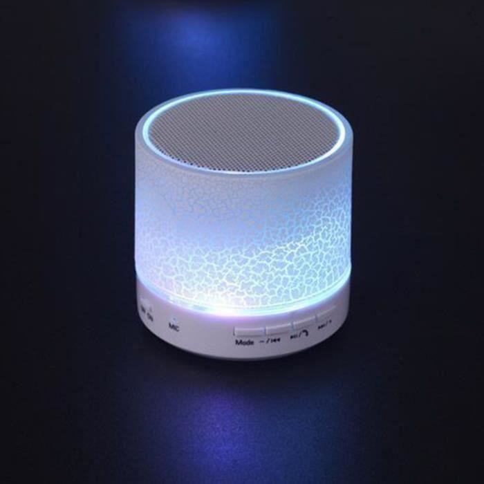 Enceinte Bluetooth,Beau LED Sans fil enceinte bluetooth Mini Portable Bluetooth