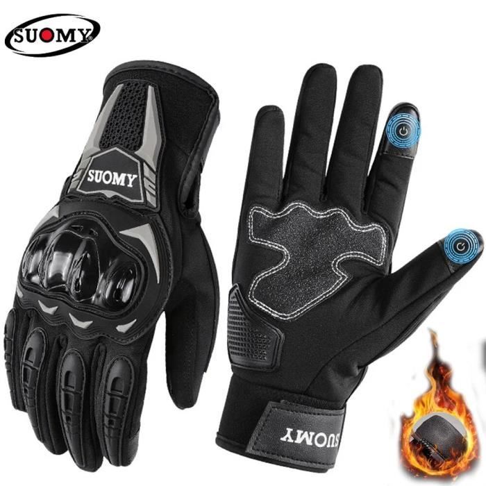 Gants De Moto Pour Homme Et Femme – Écran Tactile Complet – Gants De Vélo Tout-terrain Pour Sports Motorisés, BMX, VTT, Conduite, Motocross Et Cyclisme (taille L, Orange