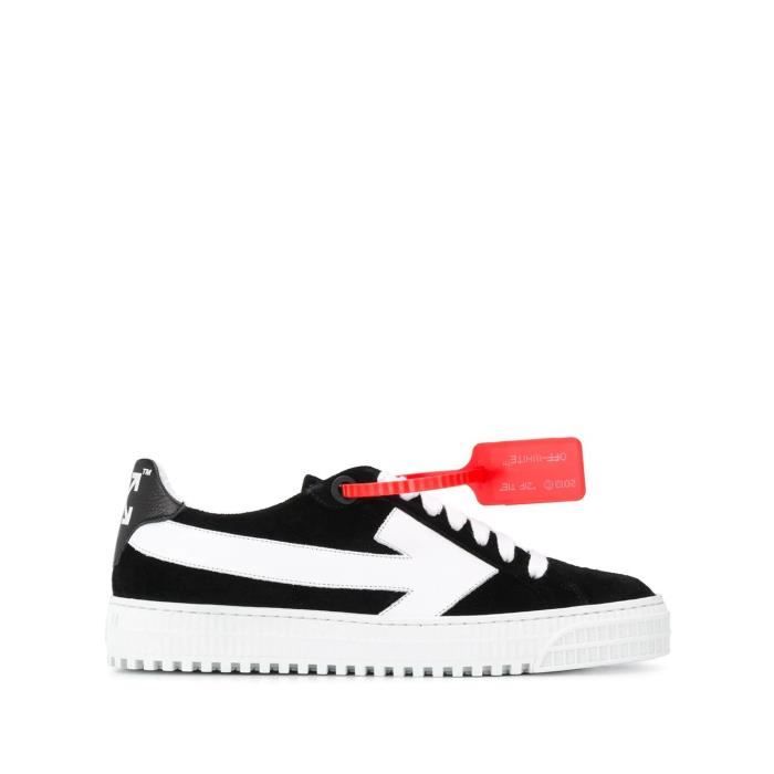 off white basket femme