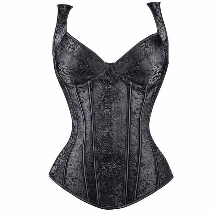 Bustier femme,Corsets et Bustiers gothiques pour femmes,Corset Push up