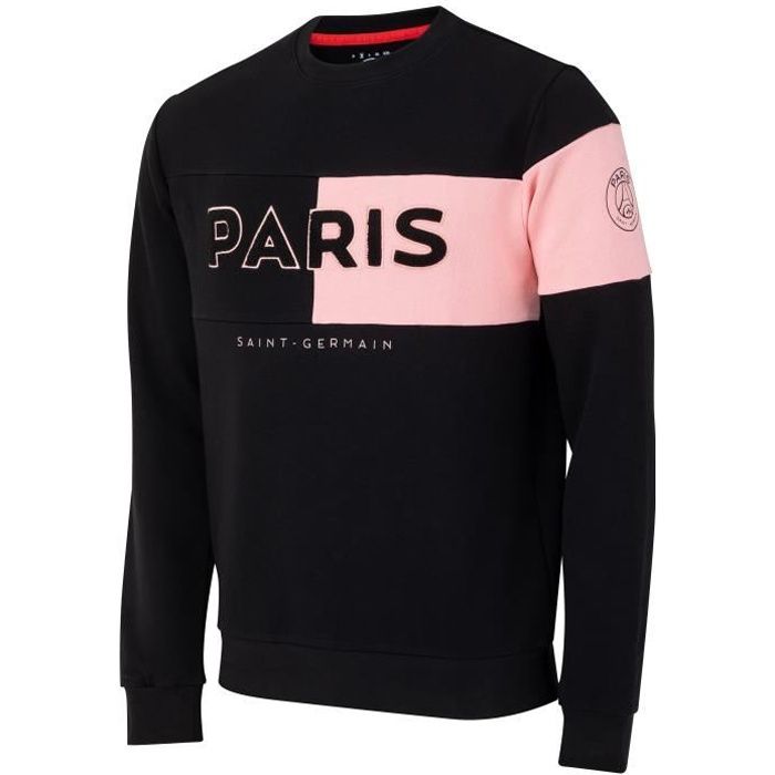 Sweat à Capuche Zippé PSG - Collection Officielle Paris Saint Germain - 100% Coton - Taille Homme