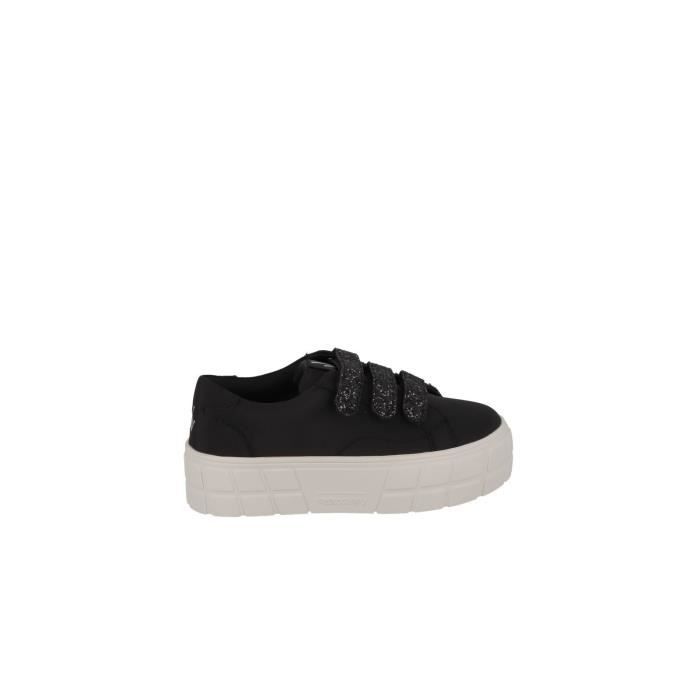 Basket a plateforme et scratch MONICA Noir VANESSA WU Femme Plateau Scratch Synthetique Noir Cdiscount Chaussures