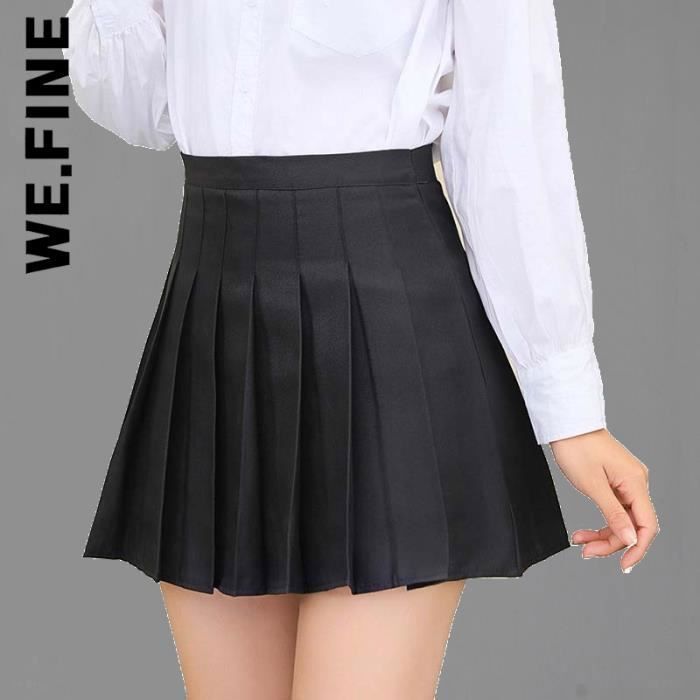Mini Jupe Courte Transparente Femme - Taille Haute, élastique - Nylon/élasthanne, Coloris Variés (S à L)