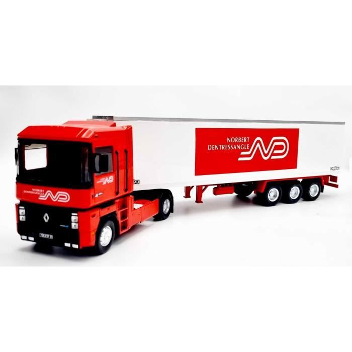 Camion RENAULT Magnum SemiRemorque Frigorifique NORBERT DENTRESSANGLE Véhicule de Collection 1/