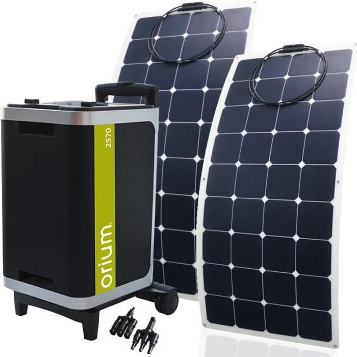 Station d'énergie portable 1200 W + panneau solaire pliant 200 W - Orium