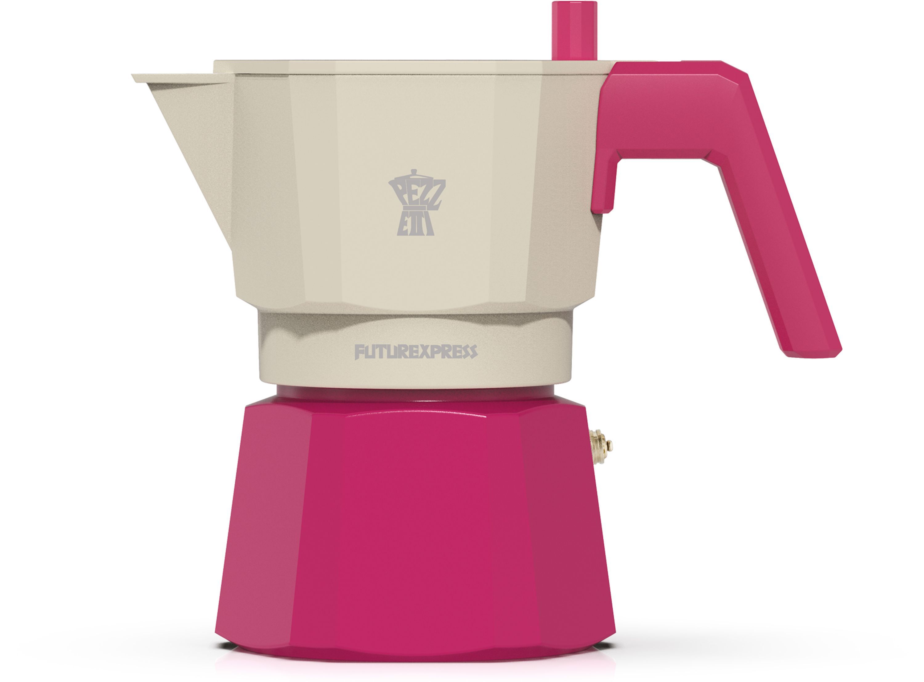 Cafetiere+italienne+-+PEZZETTI+-+FUTUREXPRESS+-+Aluminium+-+6+tasses+-+Fuschia
